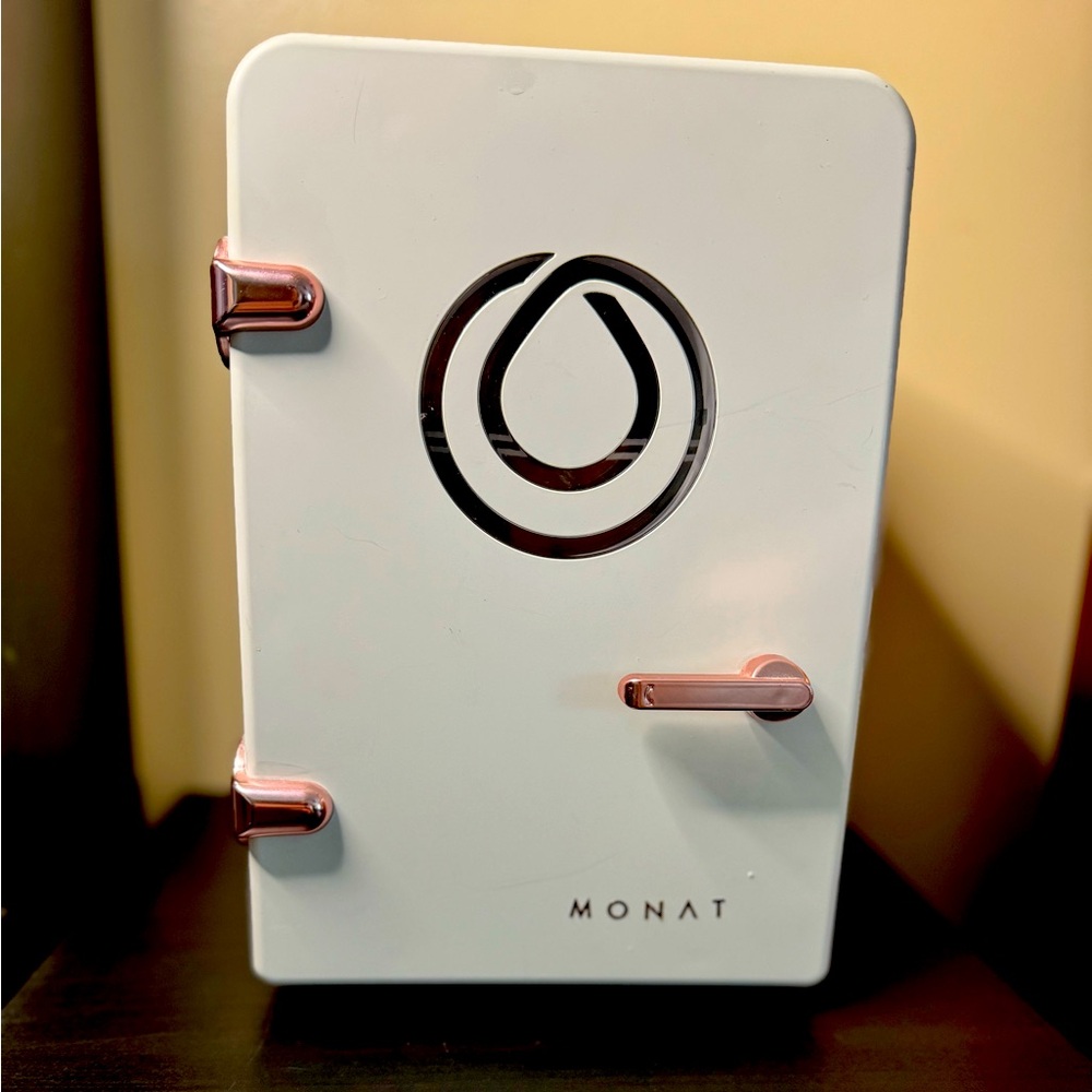 MONAT skincare mini fridge refrigerator